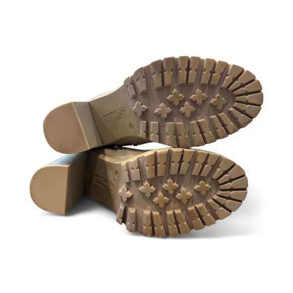 BCBGeneration Prali Chelsea Taupe Block Heel Size 8.5 - Picture 5 of 6